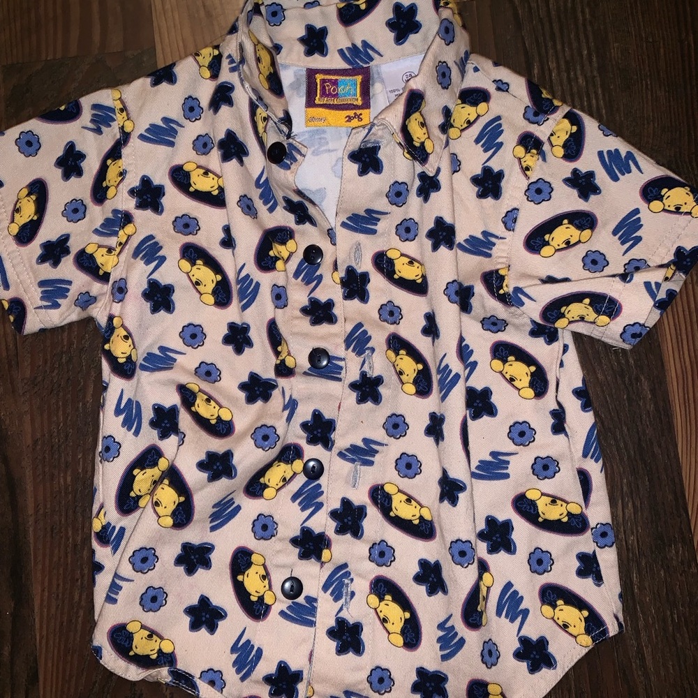 vintage Winnie the Pooh button up